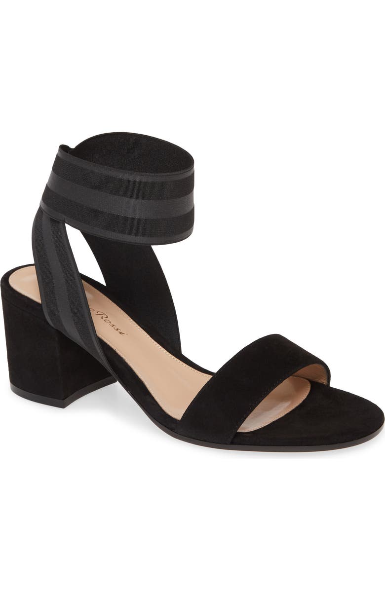 Gianvito Rossi Elastic Ankle Wrap Sandal, Main, color,