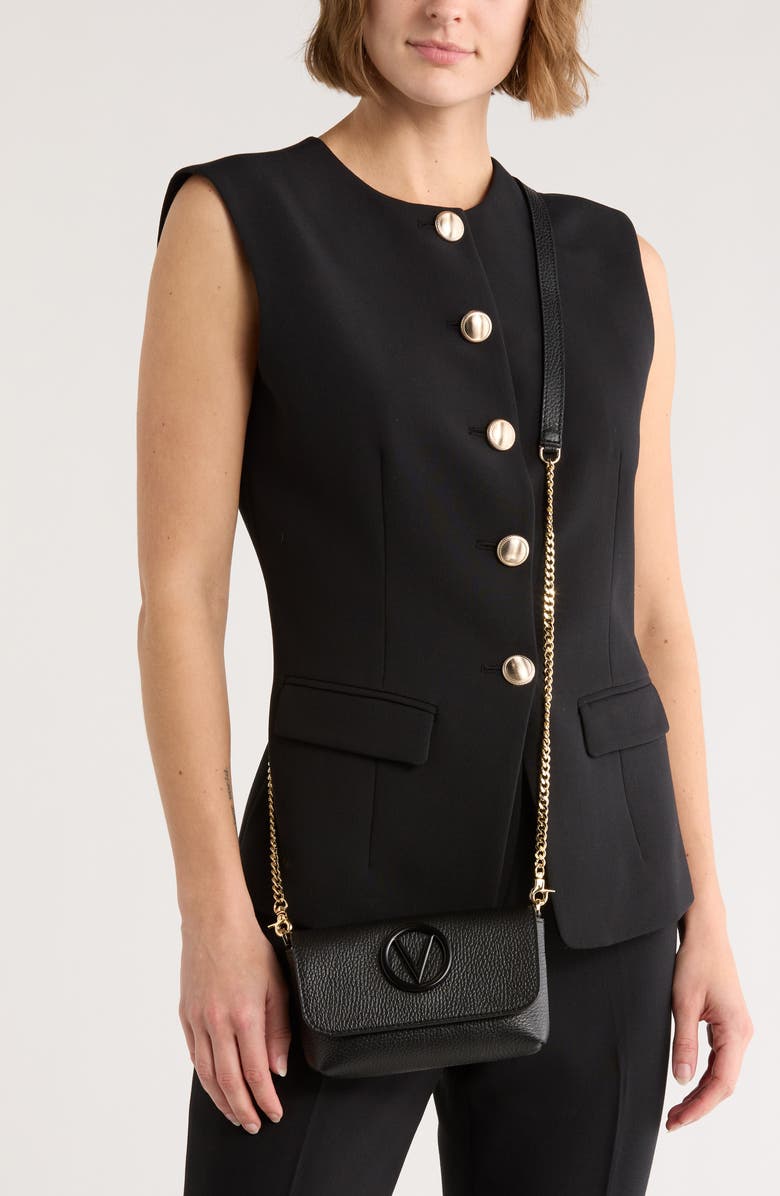 VALENTINO BY MARIO VALENTINO Lilou Dollaro Crossbody Bag, Alternate, color, Black