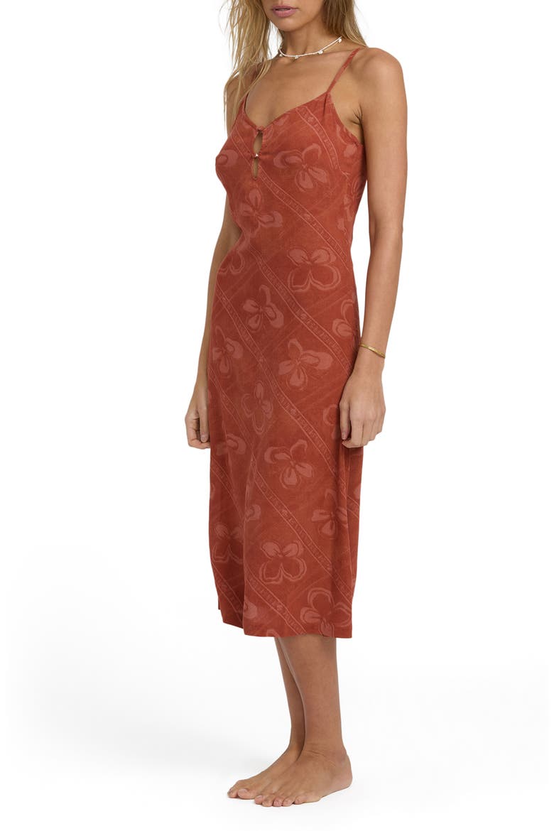 Fresh Daze Midi Sundress, Alternate, color, DARK CHINO