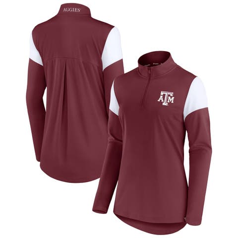 Women
s Fanatics Maroon Texas A&M Aggies Block Party Quarter-Zip Top