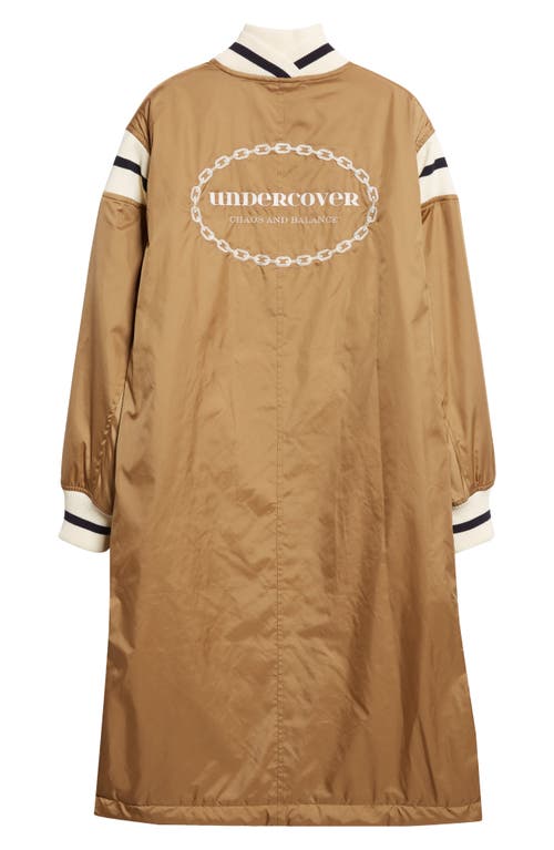 Undercover Varsity Insulated Coat In Neutral