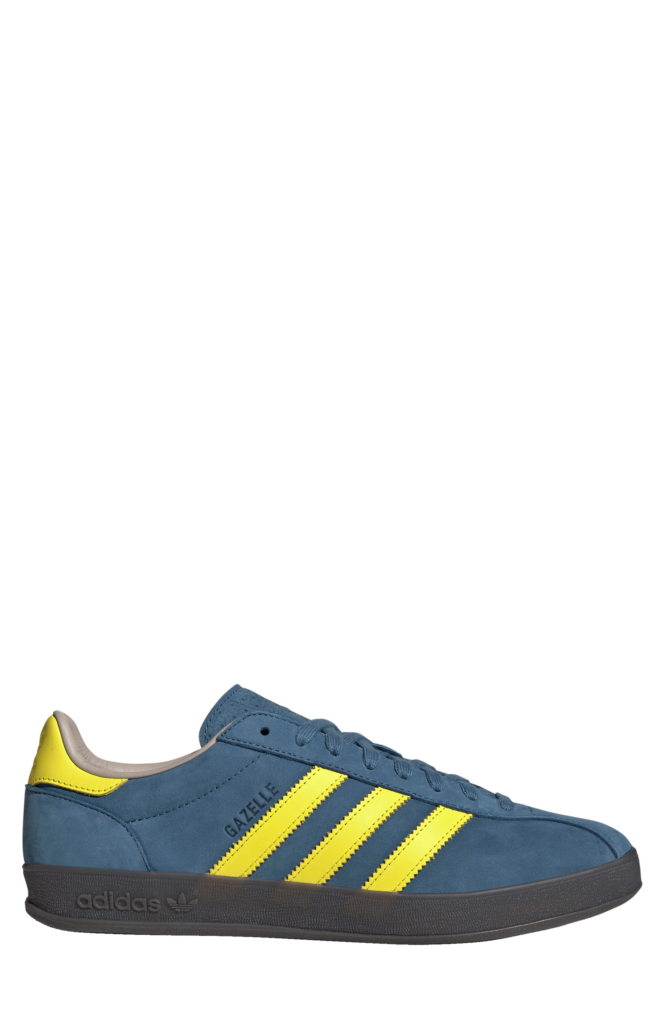 Gender Inclusive Gazelle Indoor Pro Sneaker, Alternate, color, SHOCK YELLOW/ CHARCOAL