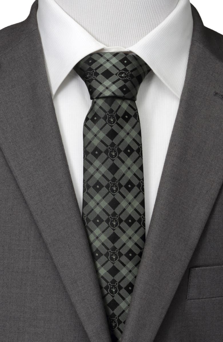 Cufflinks, Inc. Winnie the Pooh Plaid Silk Tie, Alternate, color, 