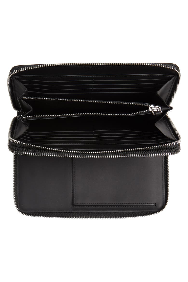 Reeves Zip Wallet, Alternate, color, CHARCOAL BLACK