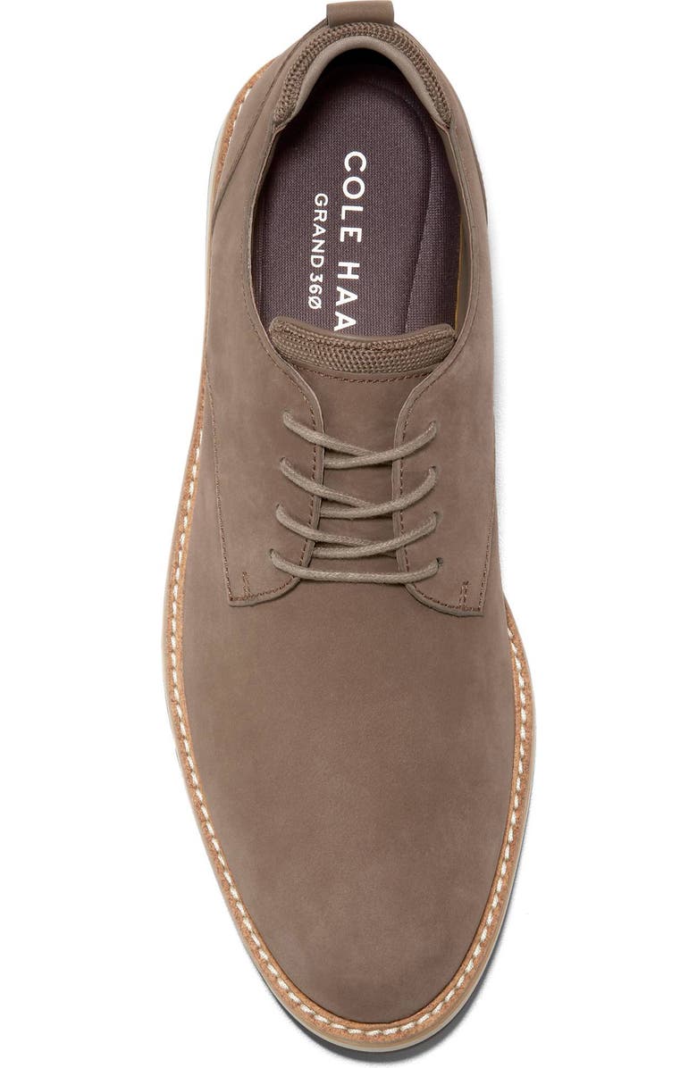 Cole Haan Osborn Plain Toe Derby, Alternate, color, Truffle Nubuck / Ivory