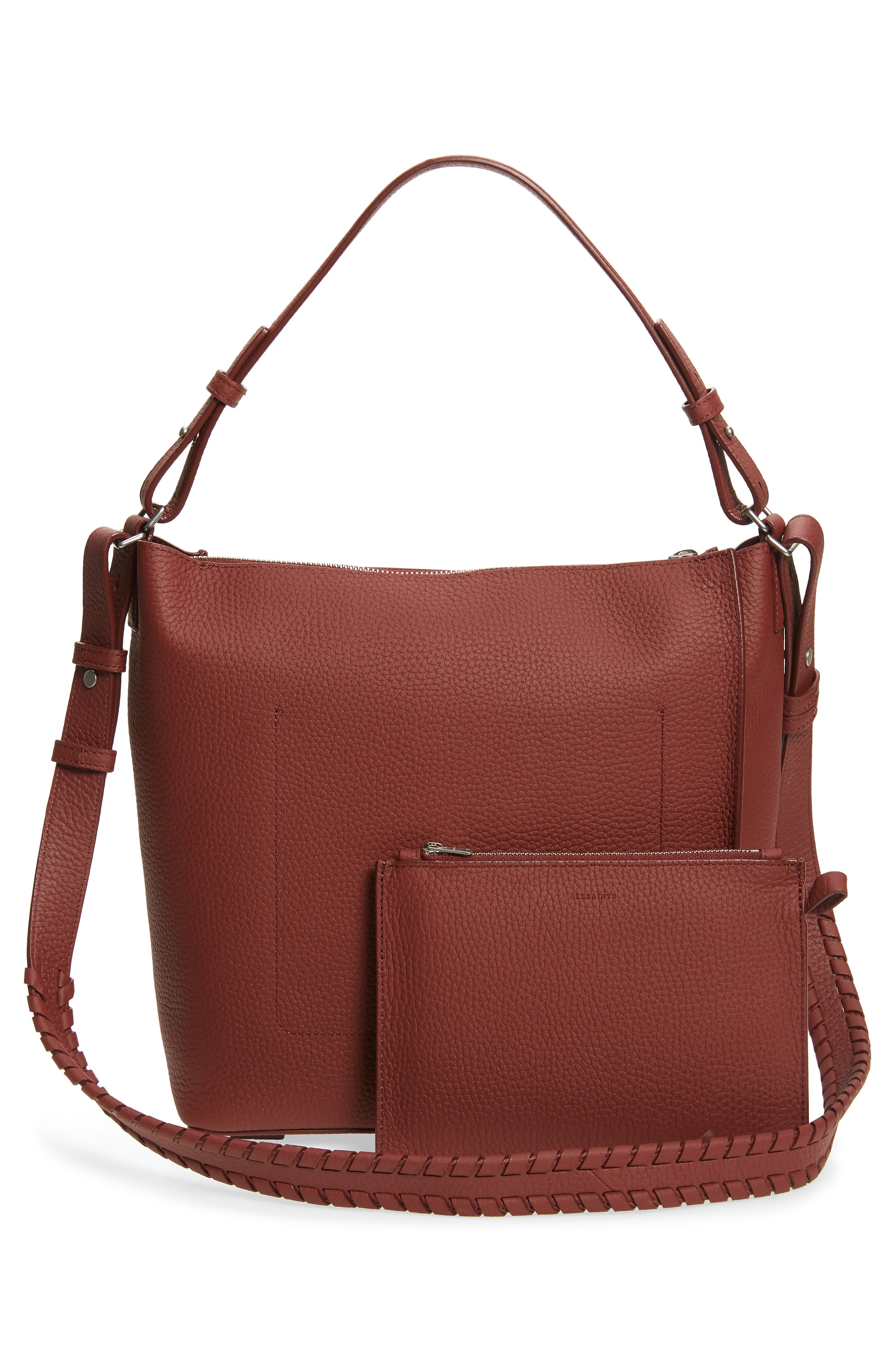 Kita Convertible Shoulder Bag, Alternate, color, BRICK