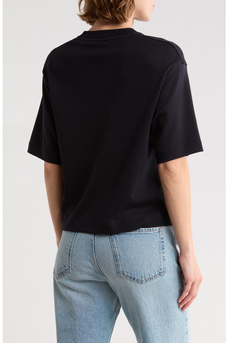 Wide Sleeve Crop T-Shirt, Alternate, color, COASTAL