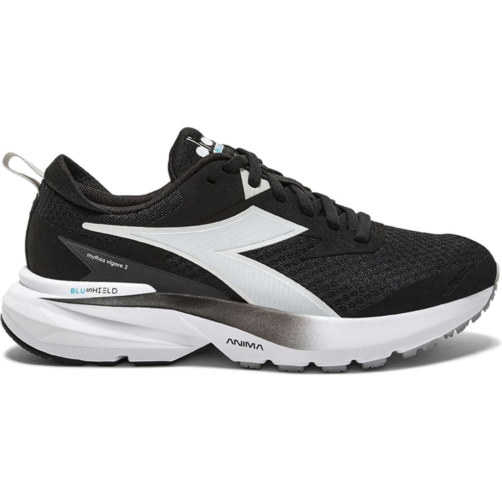 Diadora Mythos Vigore 3 Running Shoe In Black