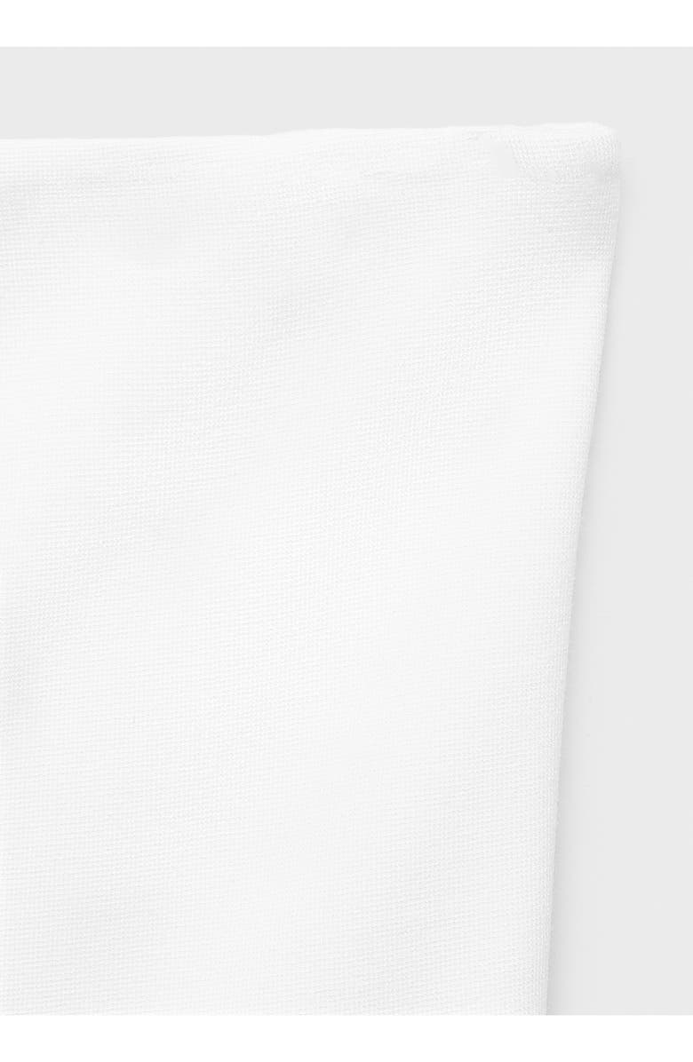 MANGO Bandeau Peplum Top, Alternate, color, White