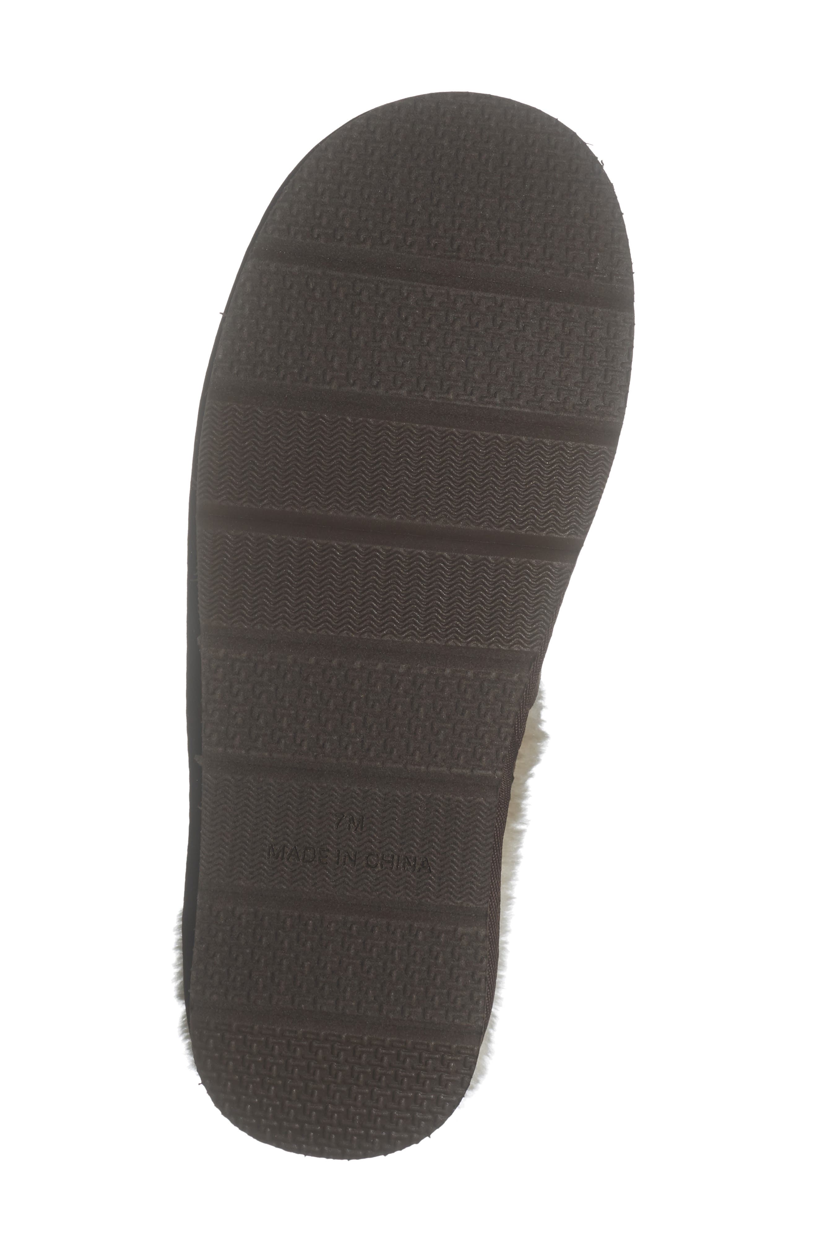 Flory Faux Shearling Clog, Alternate, color, COFFEE BEAN