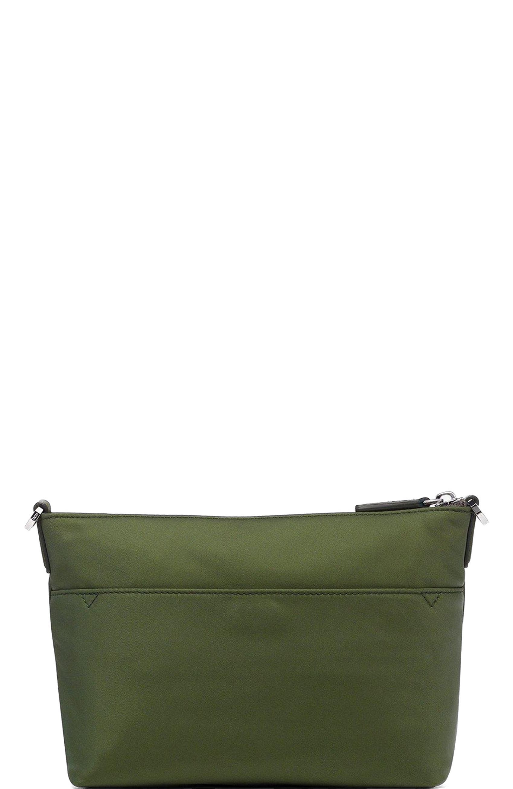MCM Aren Crossbody in Nylon and Leather, Alternate, color, 