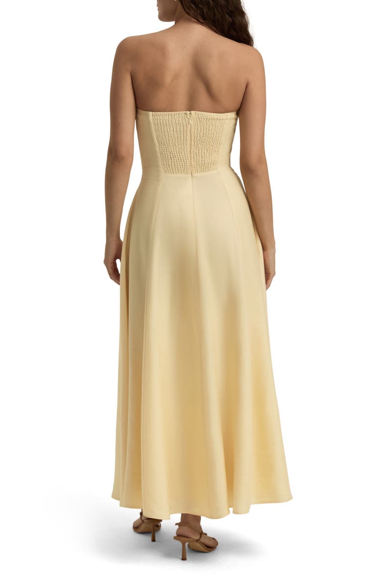 Strapless Cotton Eyelet Dress