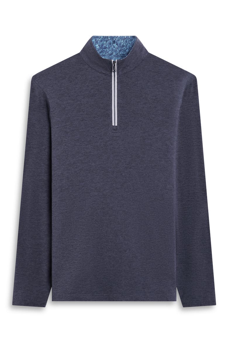 Performance Quarter Zip Pullover, Alternate, color, NAVY