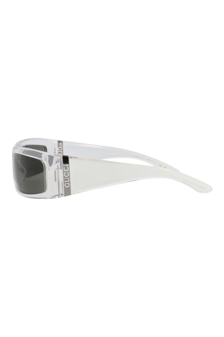 64mm Oversize Square Sunglasses, Alternate, color, CRYSTAL CRYSTAL GREY