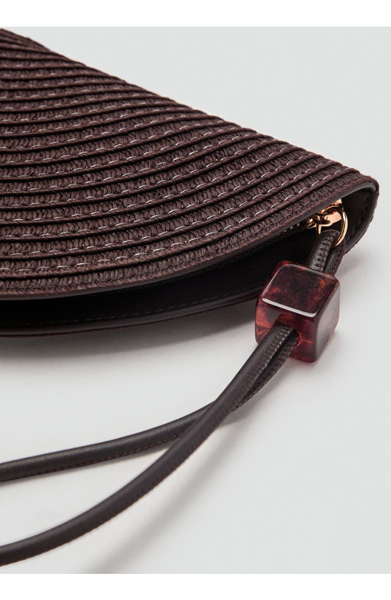 MANGO Straw Toiletry Bag, Alternate, color,