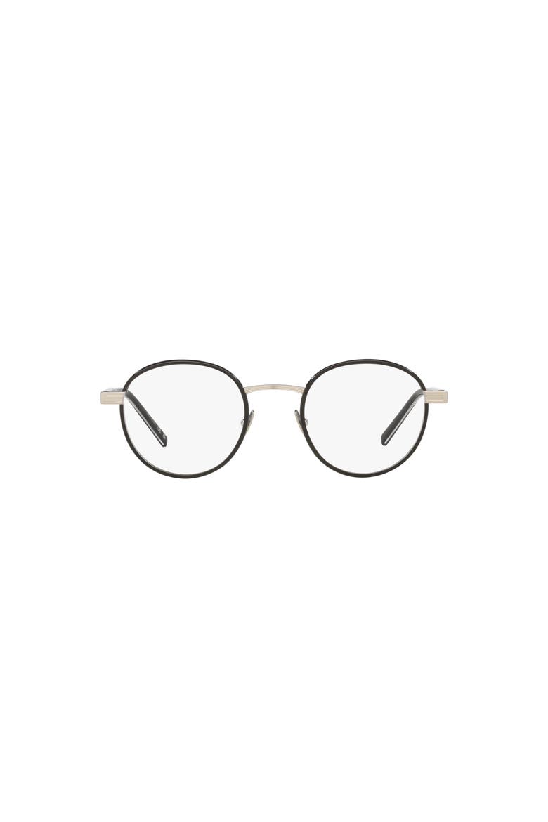 49mm Round optical glasses, Alternate, color, Black