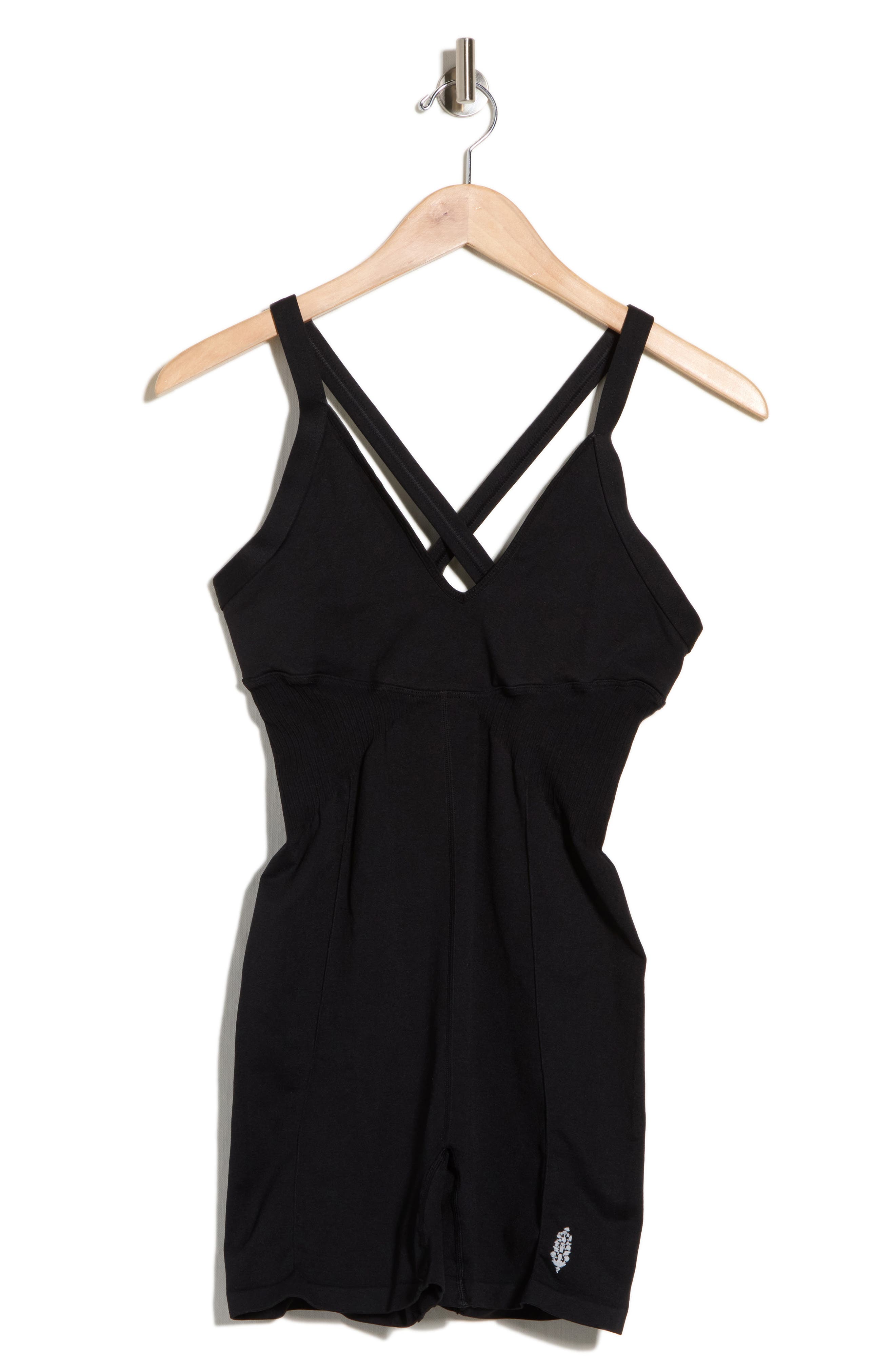 Free People Good Karma Plunge Romper