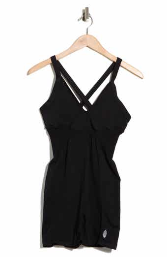 Free People Good Karma Plunge Romper