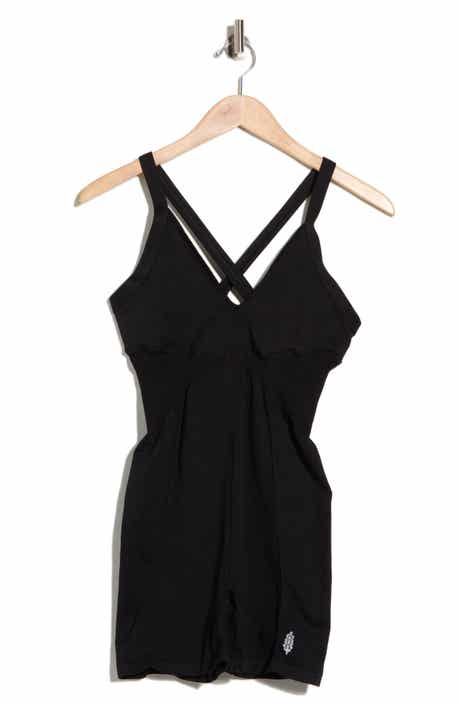 Free People Good Karma Plunge Romper