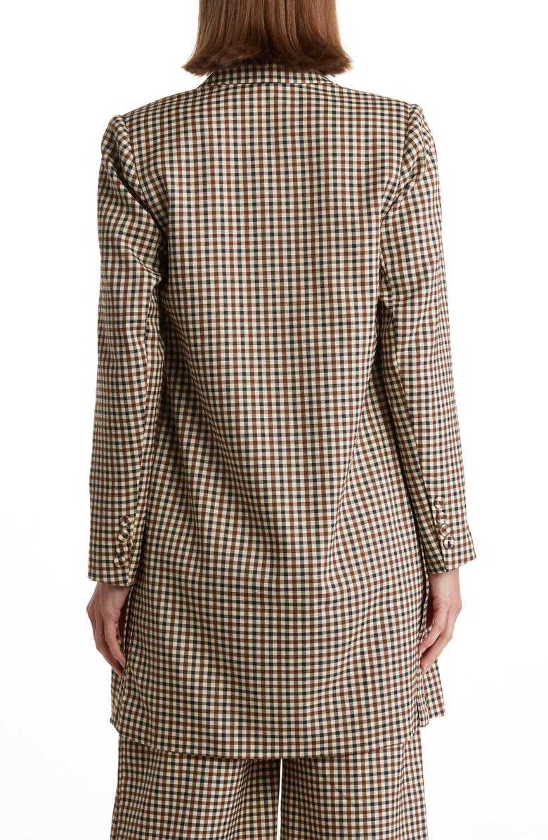 DR2 by Daniel Rainn Check Topper Coat, Alternate, color, O550 Blk/Tan