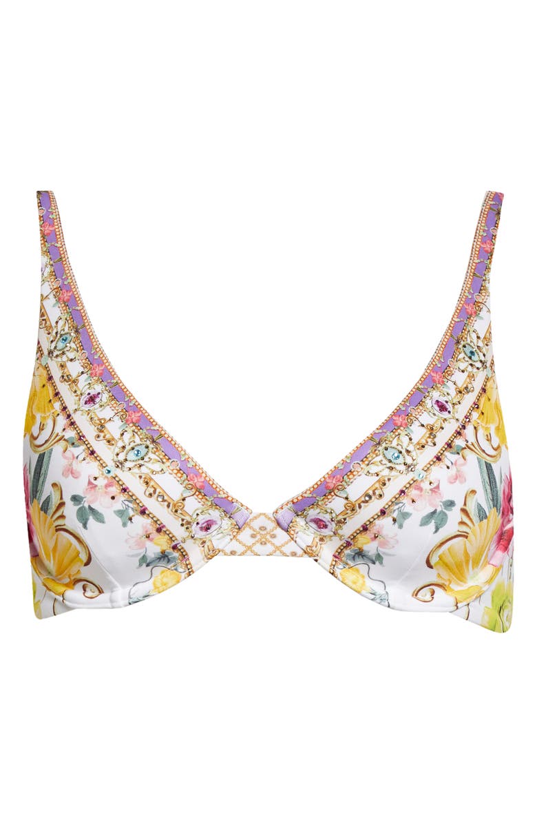 Camilla Destiny Calling Floral Underwire Bikini Top, Alternate, color,