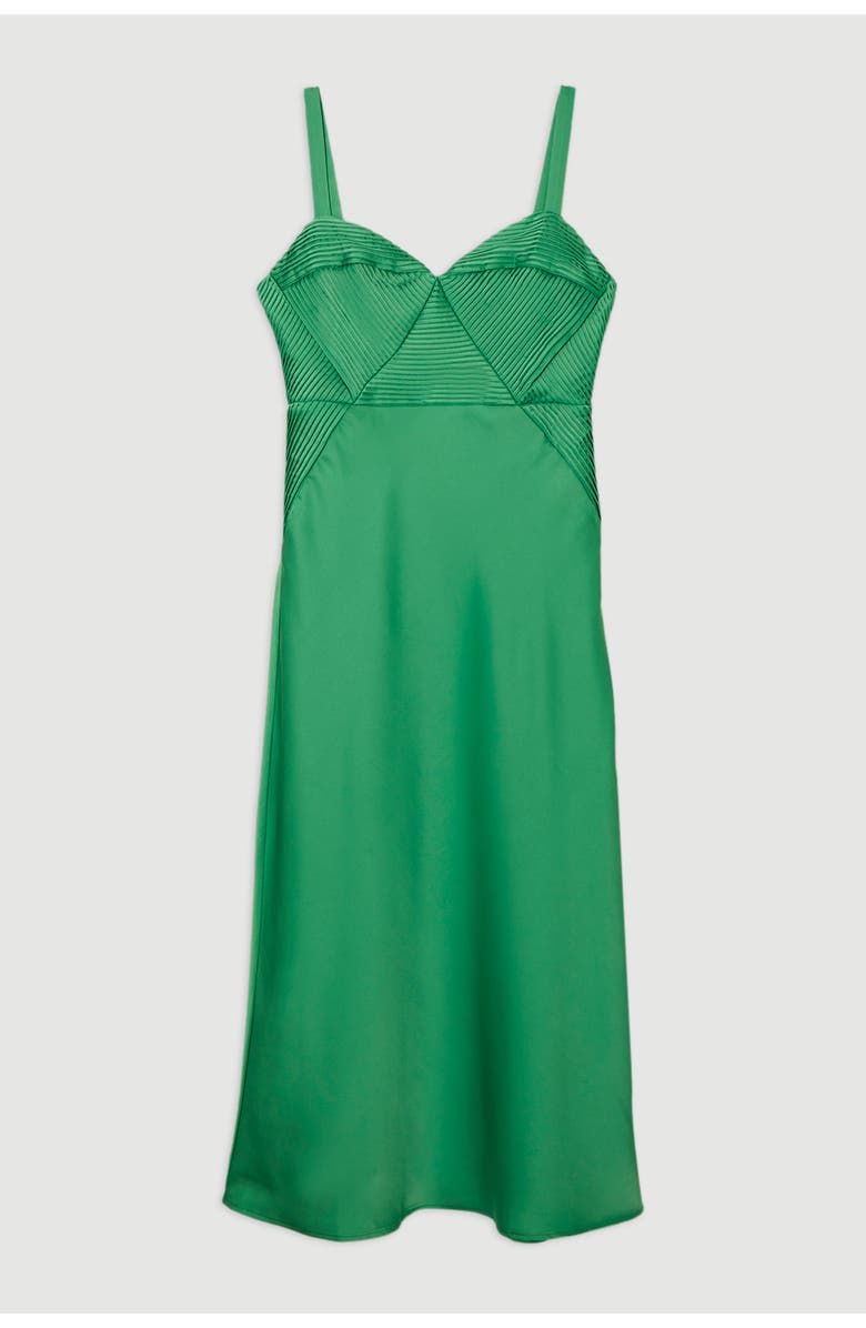 Karen Millen Thin Strap Maxi Dress, Alternate, color, Bright Green