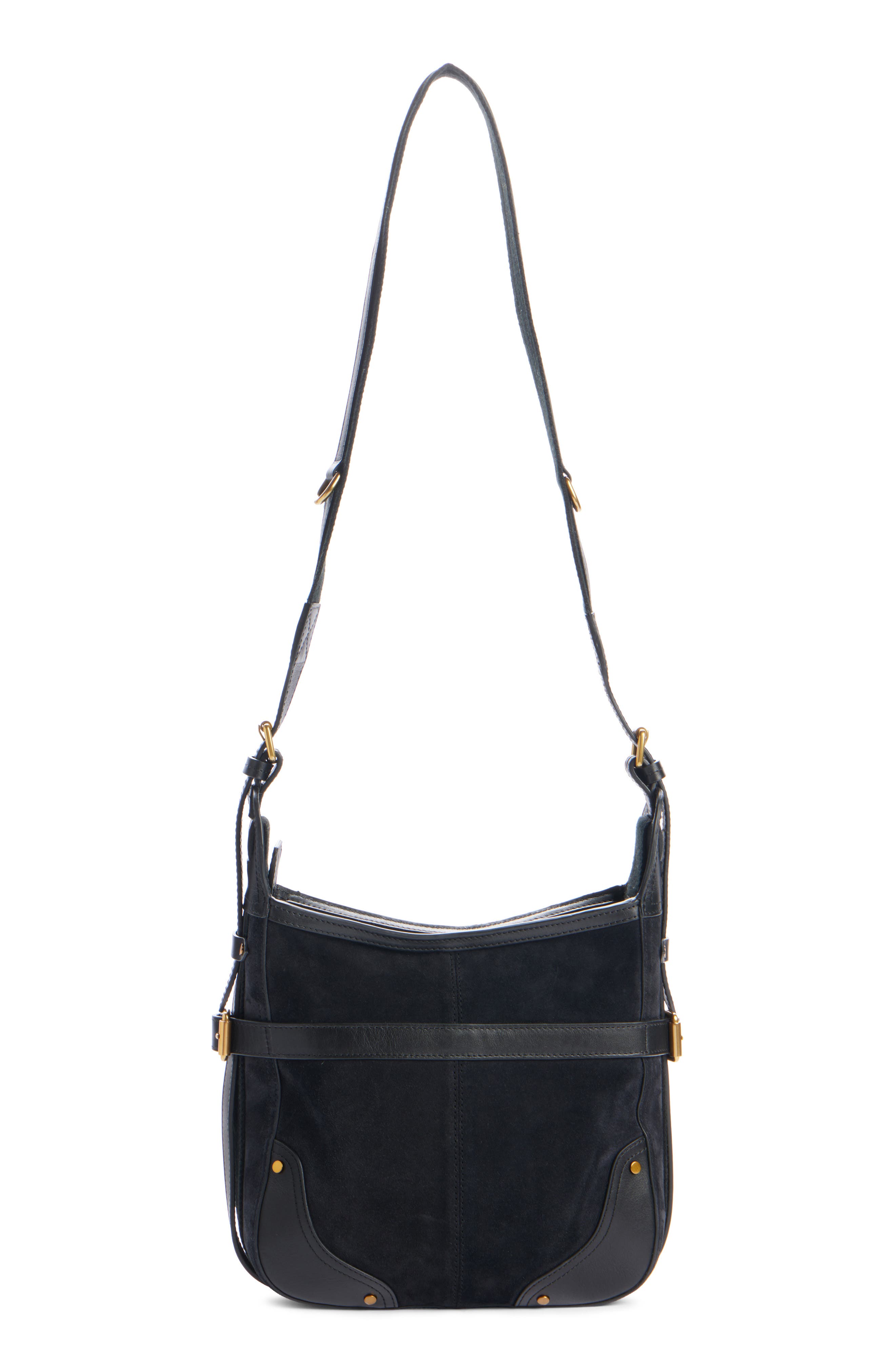 Isabel Marant Small Sierra Suede Hobo Bag, Alternate, color, 