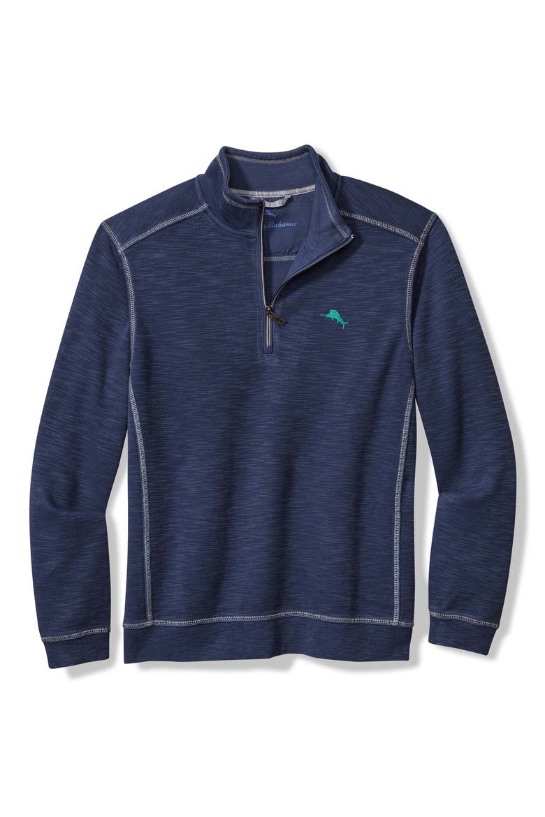 Tobago Bay Half Zip Pullover, Alternate, color, ISLAND NAV