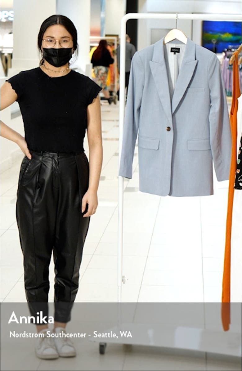 Single Button Relaxed Blazer, sales video thumbnail