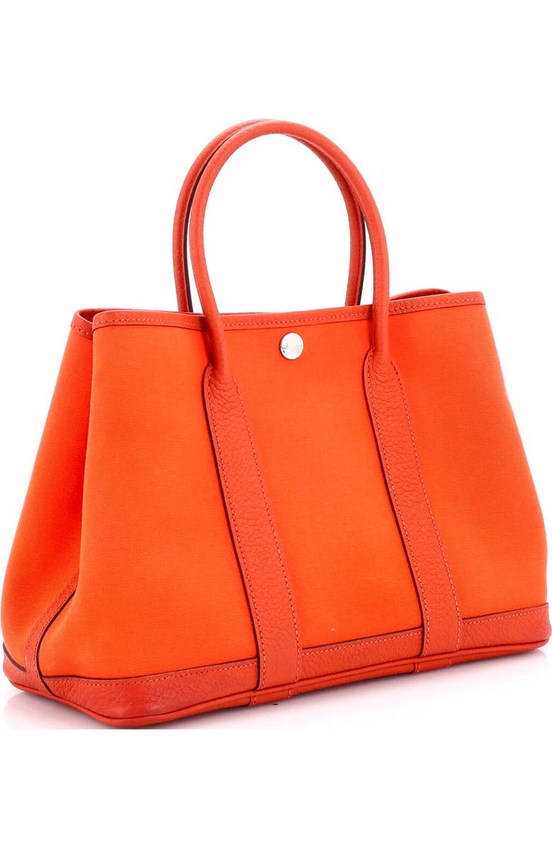 Pre-Owned Hermes Garden Party Tote Toile and Leather 30, Alternate, color, Capucine