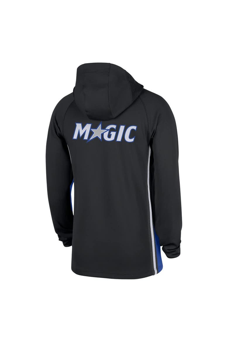 Men's Nike  Black Orlando Magic Authentic On Court Zone Quarter-Zip Dri-FIT Hoodie Jacket, Alternate, color, Black