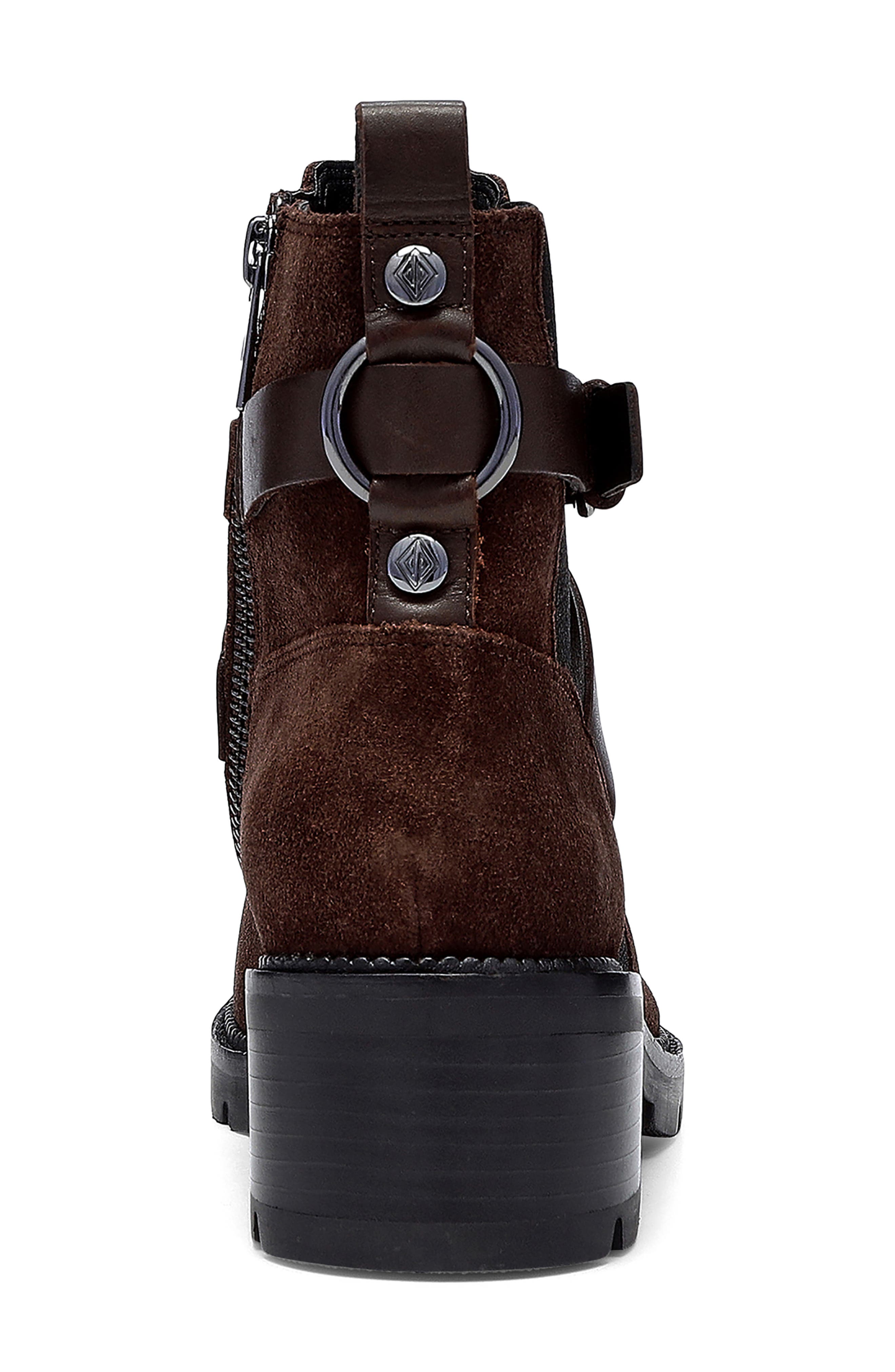 Savvy Lug Bootie, Alternate, color, DARK BROWN