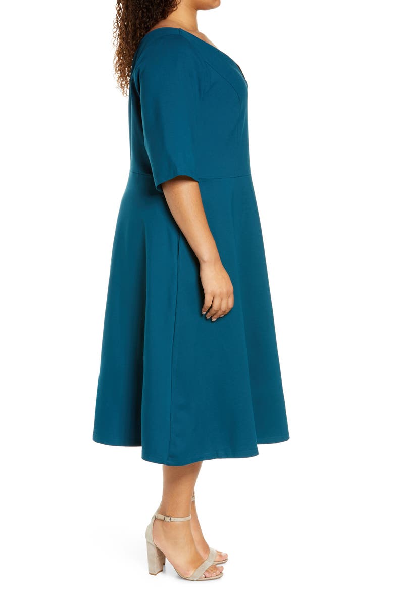 Cute Girl Dress, Alternate, color, TEAL