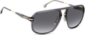 60mm Gradient Square Sunglasses