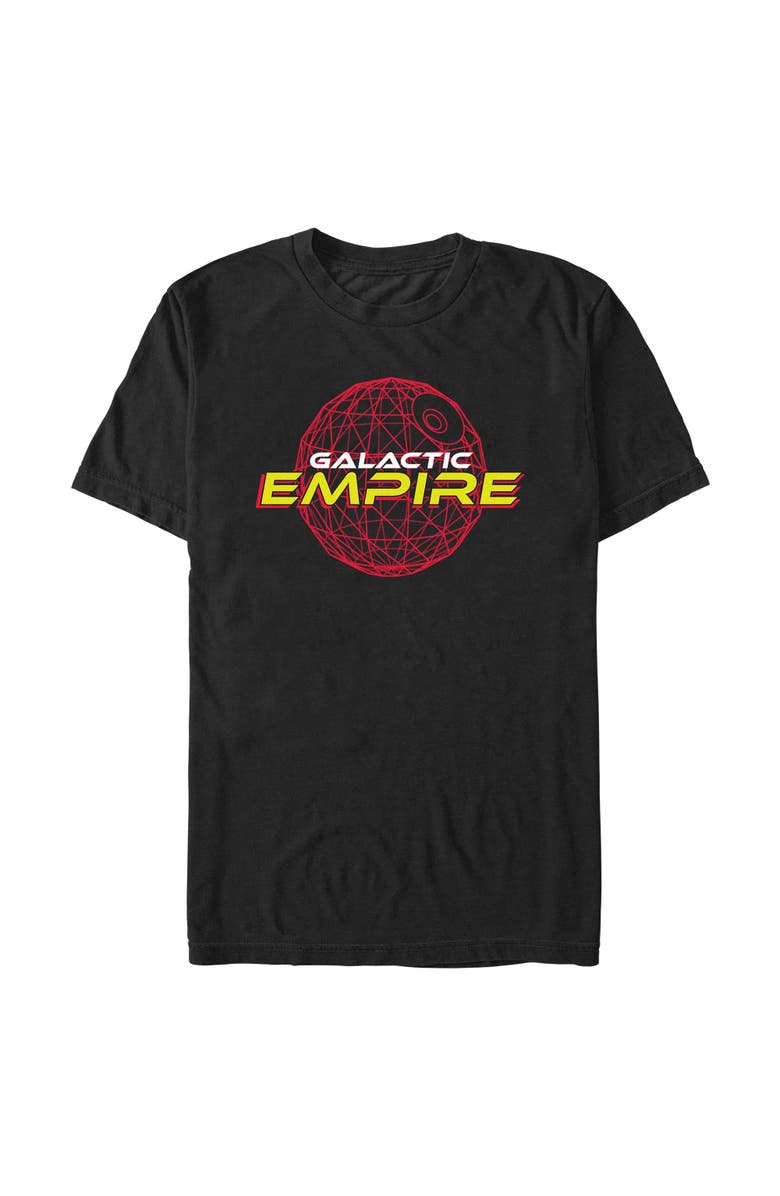 Star Wars Men's Star Wars Galactic Empire Death Star  Graphic T-Shirt, Alternate, color, Black