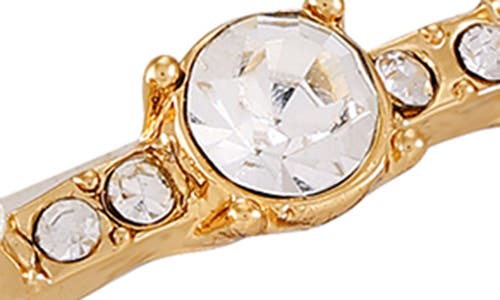 Vince Camuto Crystal Slider Chain Bracelet In Goldtone