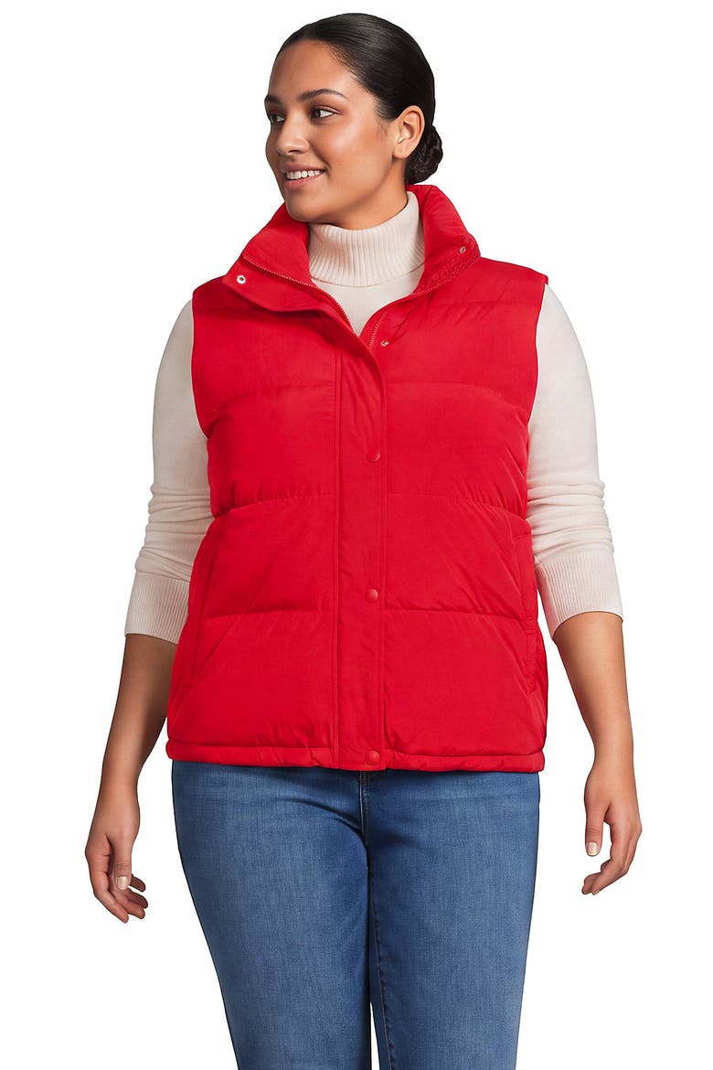 Wide Channel 600 Down Puffer Vest, Main, color, Compass Red