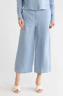 TWP Howard Cropped Wide Leg Pants