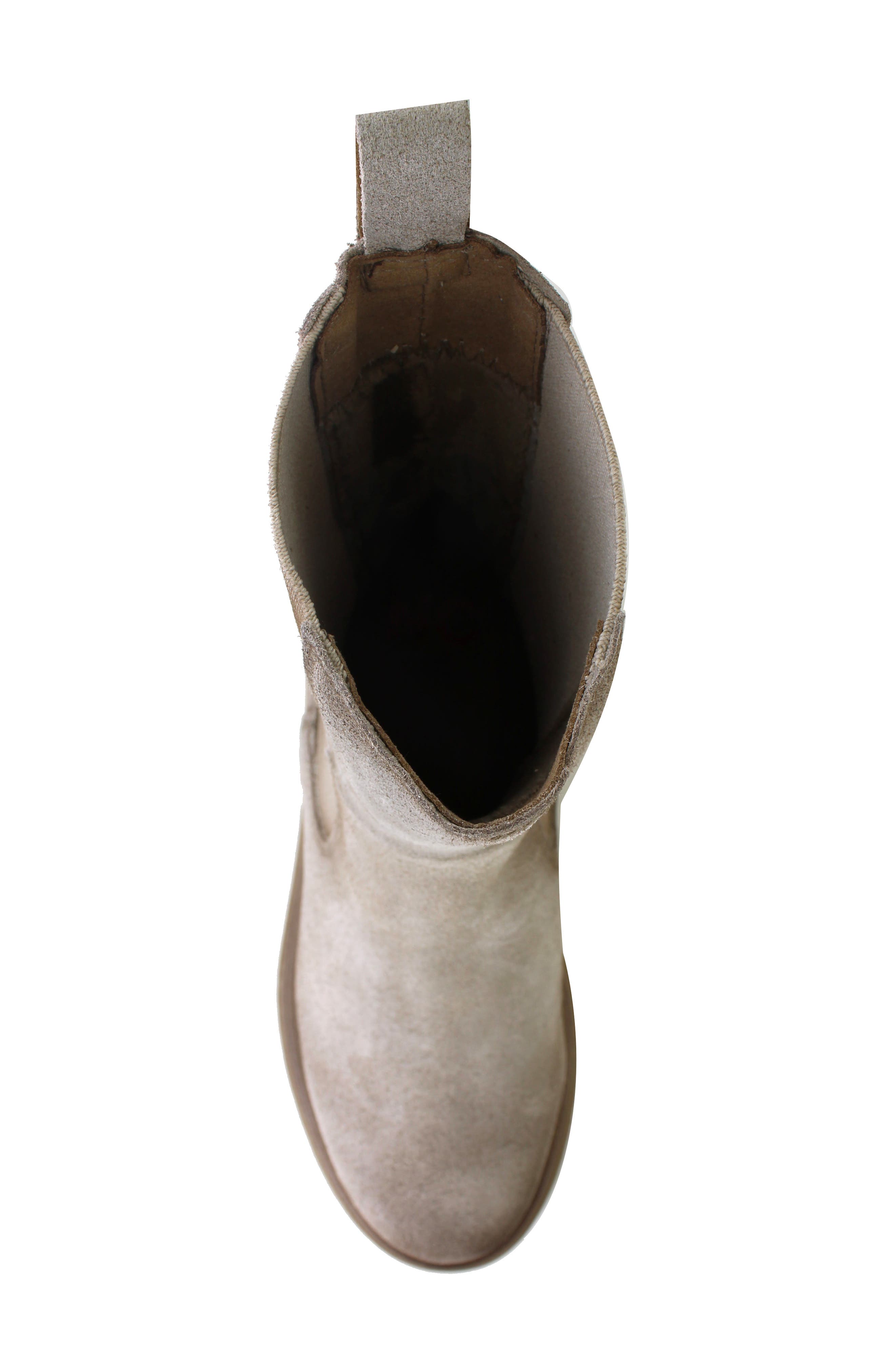 Rossie Water Resistant Chelsea Boot, Alternate, color, SAND