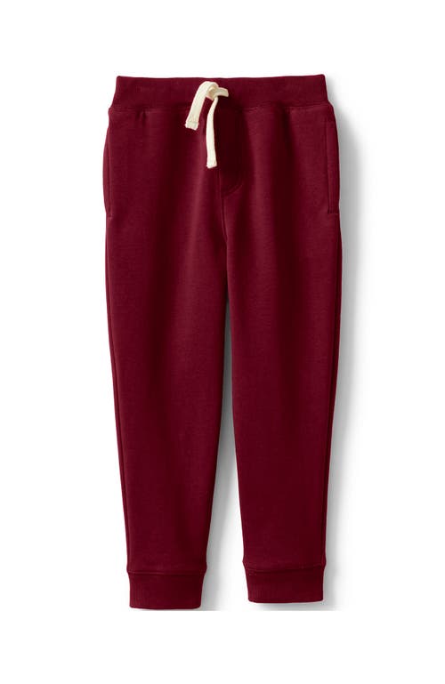Lands' End School Uniform Kids Jogger Sweatpants In Garnet