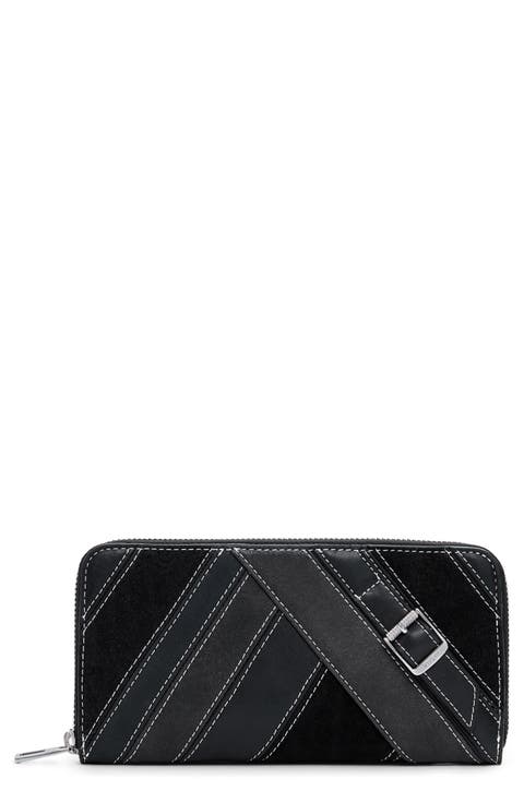 Faux Leather Continental Wallet