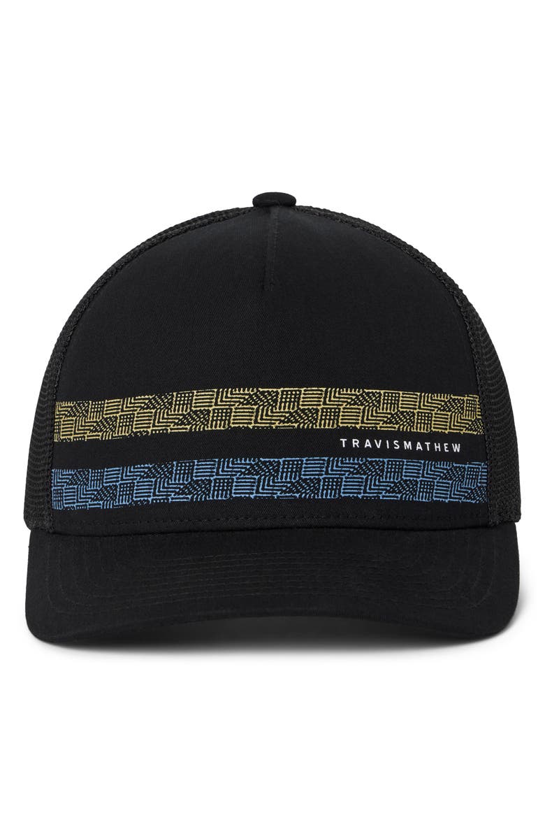 TravisMathew Holding Pattern Snapback Baseball Cap, Alternate, color,