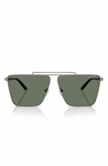 Versace 64mm Oversize Pillow Sunglasses