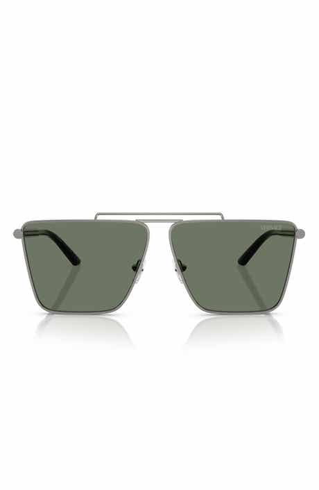 Versace 64mm Oversize Pillow Sunglasses