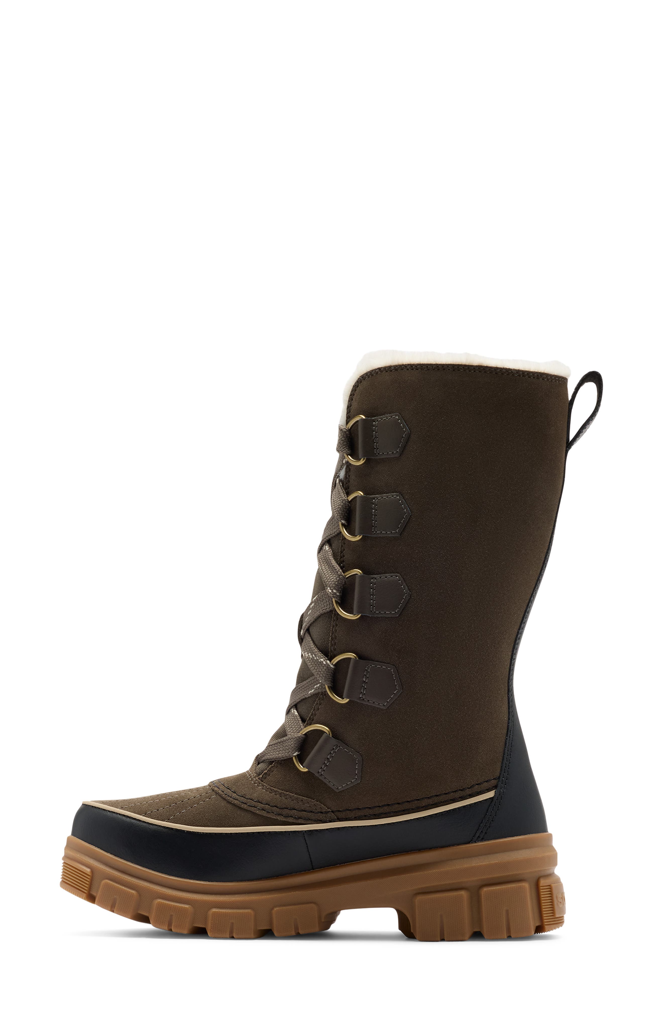Tivoli V Faux Fur Lined Tall Waterproof Boot, Alternate, color, MAJOR/ BLACK