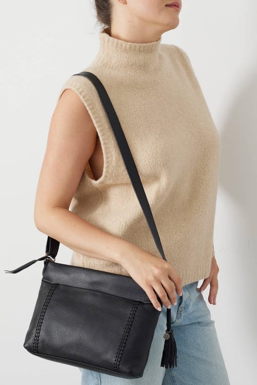 The Sak Melrose Crossbody Leather Bag In Neutral
