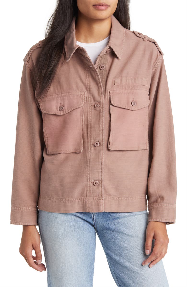 Lucky Brand Twill Utility Jacket, Alternate, color, 