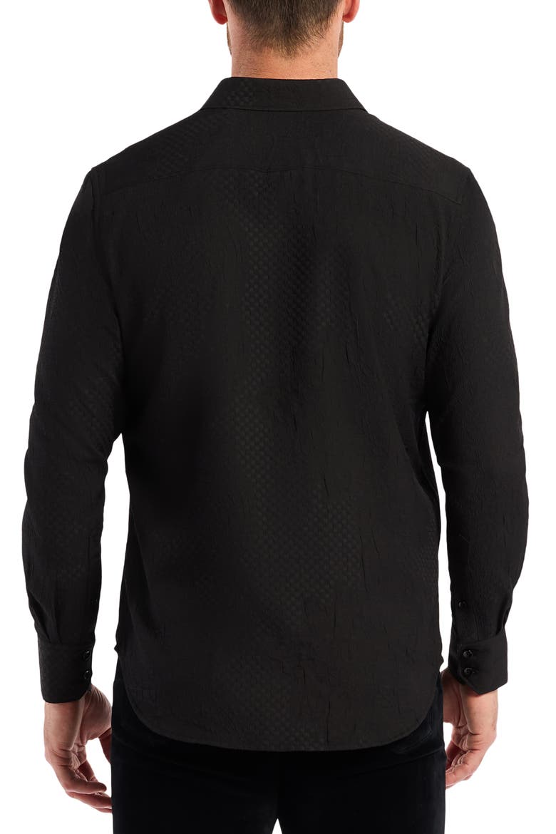 Devonshire Long Sleeve Button Front Shirt, Alternate, color, BLACK