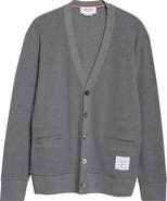 Thom Browne Waffle Knit V-Neck Cardigan