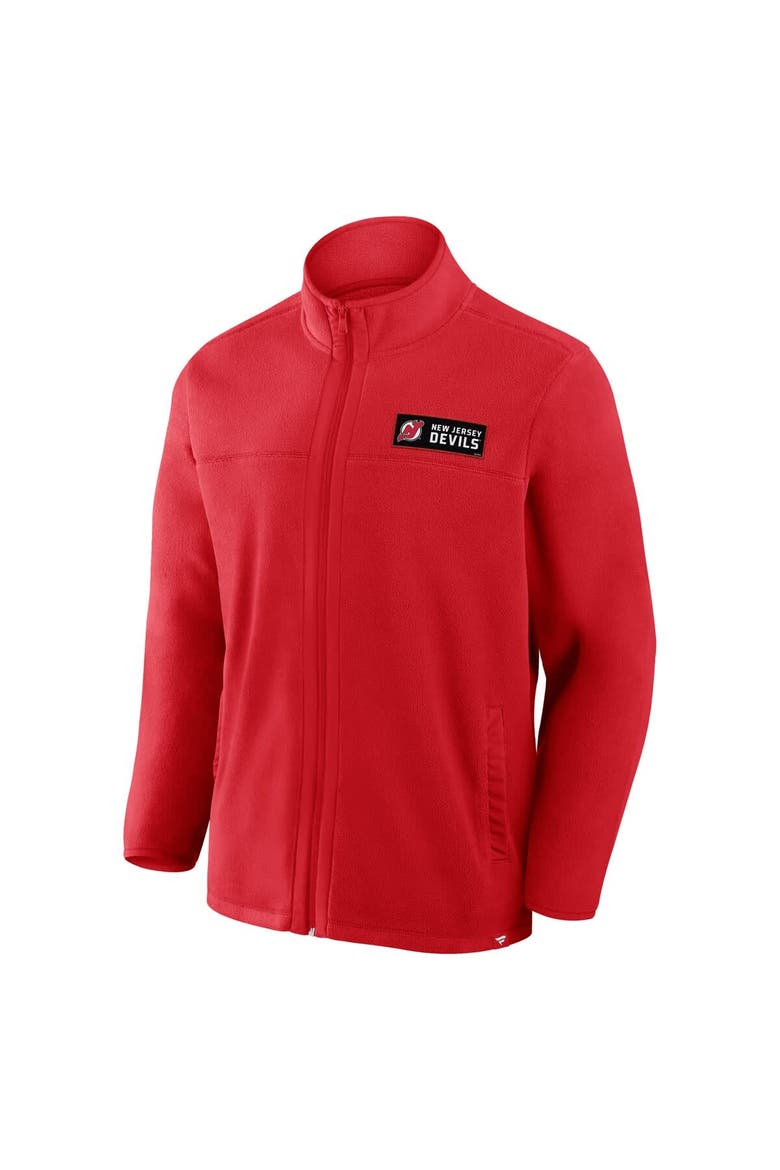 Men's Fanatics Red New Jersey Devils Home Ice Fleece Full-Zip Jacket, Alternate, color, Red